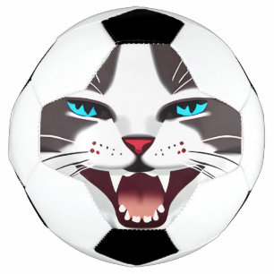 Screeching Blue Eyed Cat Voetbal
