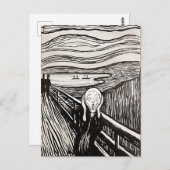 Screening door Edward Munch Briefkaart (Voorkant / Achterkant)