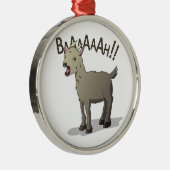 Screeninggoat Doodle Design Metalen Ornament (Rechts)