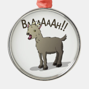 Screeninggoat Doodle Design Metalen Ornament