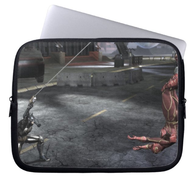 Screenshot: Batman vs Flash Laptop Sleeve (Voorkant)