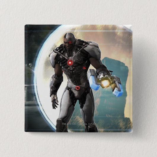 Screenshot: Cyborg 2 Vierkante Button 5,1 Cm (Voorkant)