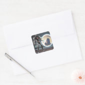 Screenshot: Cyborg 3 Vierkante Sticker (Envelop)