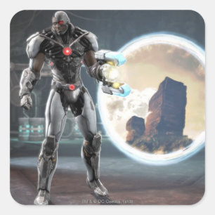 Screenshot: Cyborg 3 Vierkante Sticker