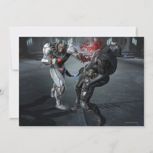 Screenshot: Cyborg vs Batman (Voorkant)