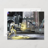 Screenshot: Cyborg vs Nightwing 2 Briefkaart (Voorkant / Achterkant)