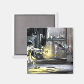 Screenshot: Cyborg vs Nightwing 2 Magneet (Voorkant / Achterkant)