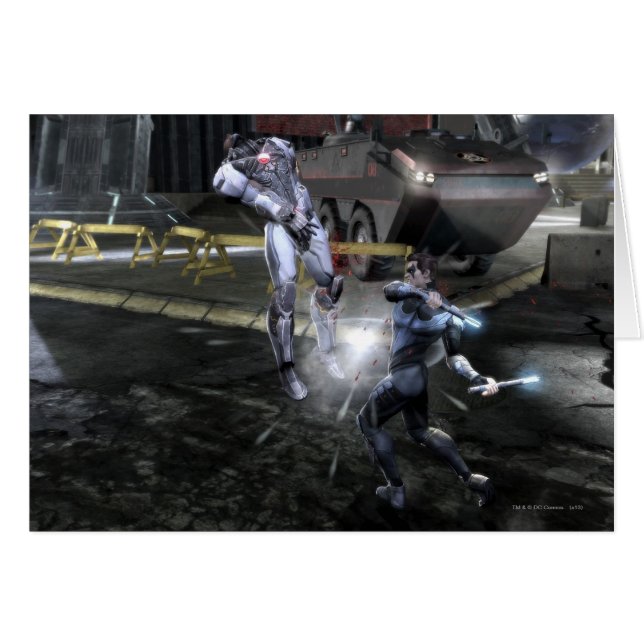 Screenshot: Cyborg vs Nightwing 3 (Voorkant Horizontaal)