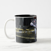 Screenshot: Cyborg vs Nightwing 3 Tweekleurige Koffiemok (Links)