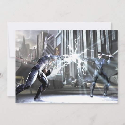 Screenshot: Cyborg vs Nightwing 4 Kaart (Voorkant)