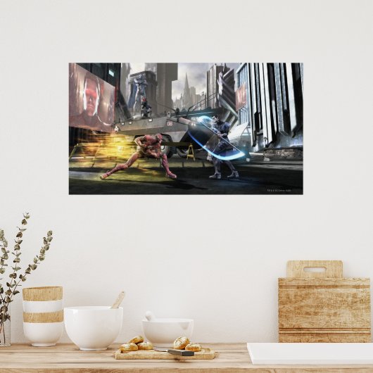 Screenshot: Flash vs Nightwing Poster (Keuken)