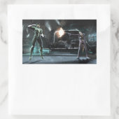 Screenshot: Green Lantern vs Joker Rechthoekige Sticker (Tas)