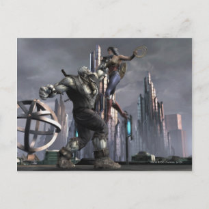 Screenshot: Grundy vs Wonder Woman Briefkaart