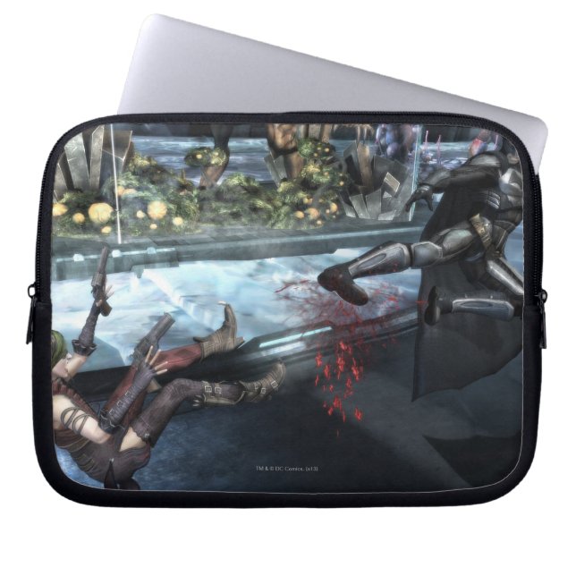 Screenshot: Harley vs Batman Laptop Sleeve (Voorkant)