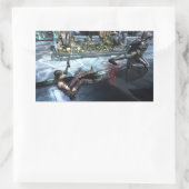 Screenshot: Harley vs Batman Rechthoekige Sticker (Tas)