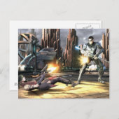 Screenshot: Harley vs Nightwing Briefkaart (Voorkant / Achterkant)