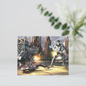 Screenshot: Harley vs Nightwing Briefkaart (Staand voorkant)