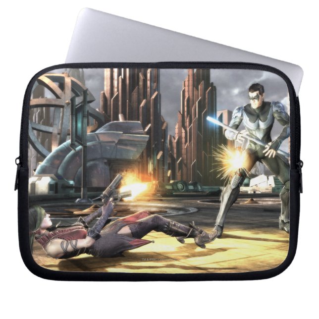 Screenshot: Harley vs Nightwing Laptop Sleeve (Voorkant)