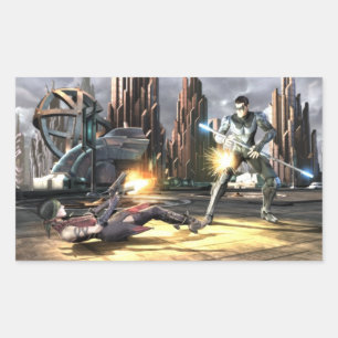 Screenshot: Harley vs Nightwing Rechthoekige Sticker