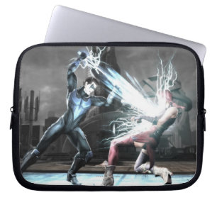 Screenshot: Nightwing versus Harley Laptop Sleeve