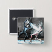 Screenshot: Nightwing versus Harley Vierkante Button 5,1 Cm (Voorkant /achterkant)