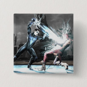 Screenshot: Nightwing versus Harley Vierkante Button 5,1 Cm