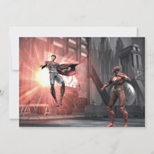 Screenshot: Superman vs Flash (Voorkant)