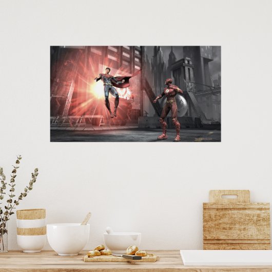 Screenshot: Superman vs Flash Poster (Keuken)