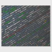 Screenshot van broncodes cadeaupapier (Vlak)