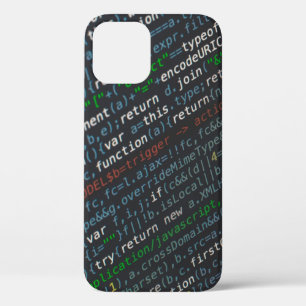 Screenshot van broncodes iPhone 12 hoesje
