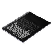 Screenwriter Extraordinaire CUSTOM Notitieboek (Linkerzijde)