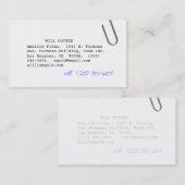 Screenwriter iii visitekaartje (Voorkant / Achterkant)