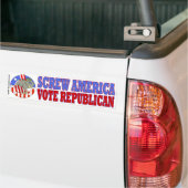 Screw America Bumper Stkr Bumpersticker (Op Truck)