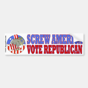Screw America Bumper Stkr Bumpersticker