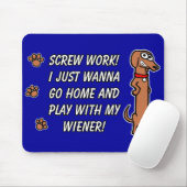 Screw Work Mousepad Muismat (Met muis)