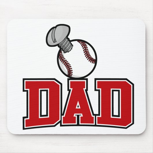 Screwball Dad Mousepad Muismat (Voorkant)