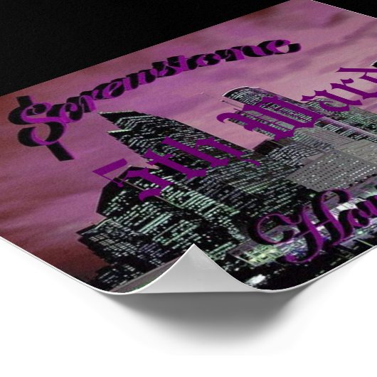 ScrewStone 5th Ward Houston, Tx Poster (Hoek)