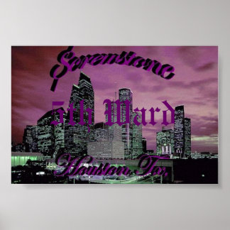 ScrewStone 5th Ward Houston, Tx Poster