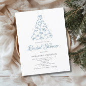 Scribble Bow Noël nuptiale douche Invitation