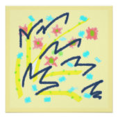 Scribble Bufs Glossy Poster (Devant)