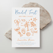 Scribble Coastal Vrijgezellenfeest Kaart