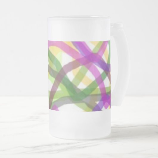 Scribble Cup Matglas Bierpul (Voorkant rechts)