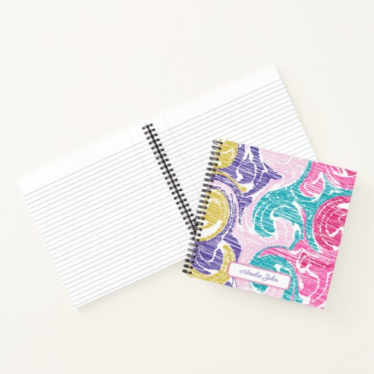 Scribble et Doodles Nom Carnet Spiral (Intérieur)