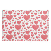 Scribble Hearts Kussensloop (Achterkant)