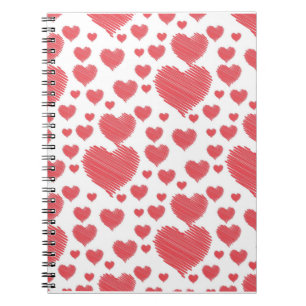 Scribble Hearts Notitieboek