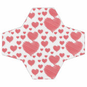 Scribble Hearts Voetbal (Enkel)