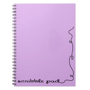 Scribble Pad Paars Notitieboek