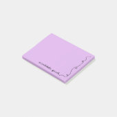 Scribble Pad Paars Post-it® Notes (Schuin)