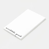 Scribble Pad Post-it® Notes (Schuin)
