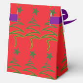 Scribble Tree + Star Red Bedankdoosjes (Achterkant)